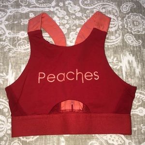 Peaches sports bra